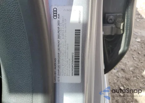 2016 Audi A7 Premium Plus из США, поврежденный, VIN WAUWGAFC5GN006612